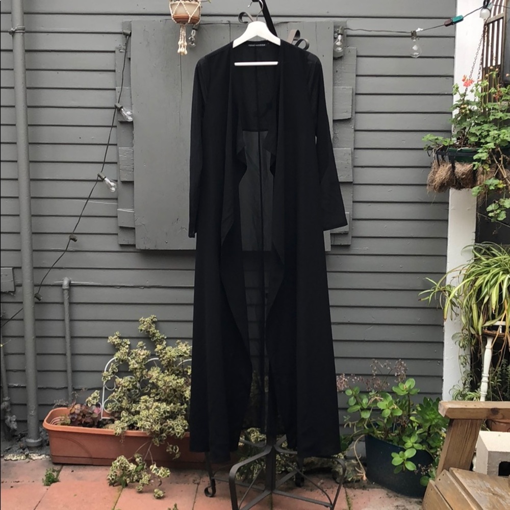 LONG SHEER DUSTER- m-